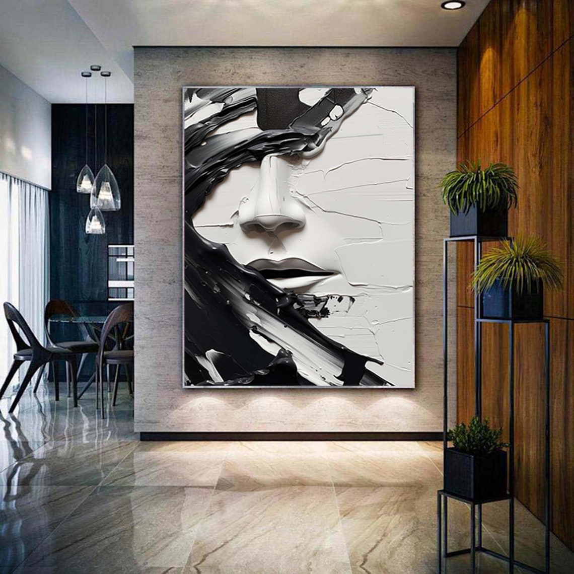 Silence. - 40x60"