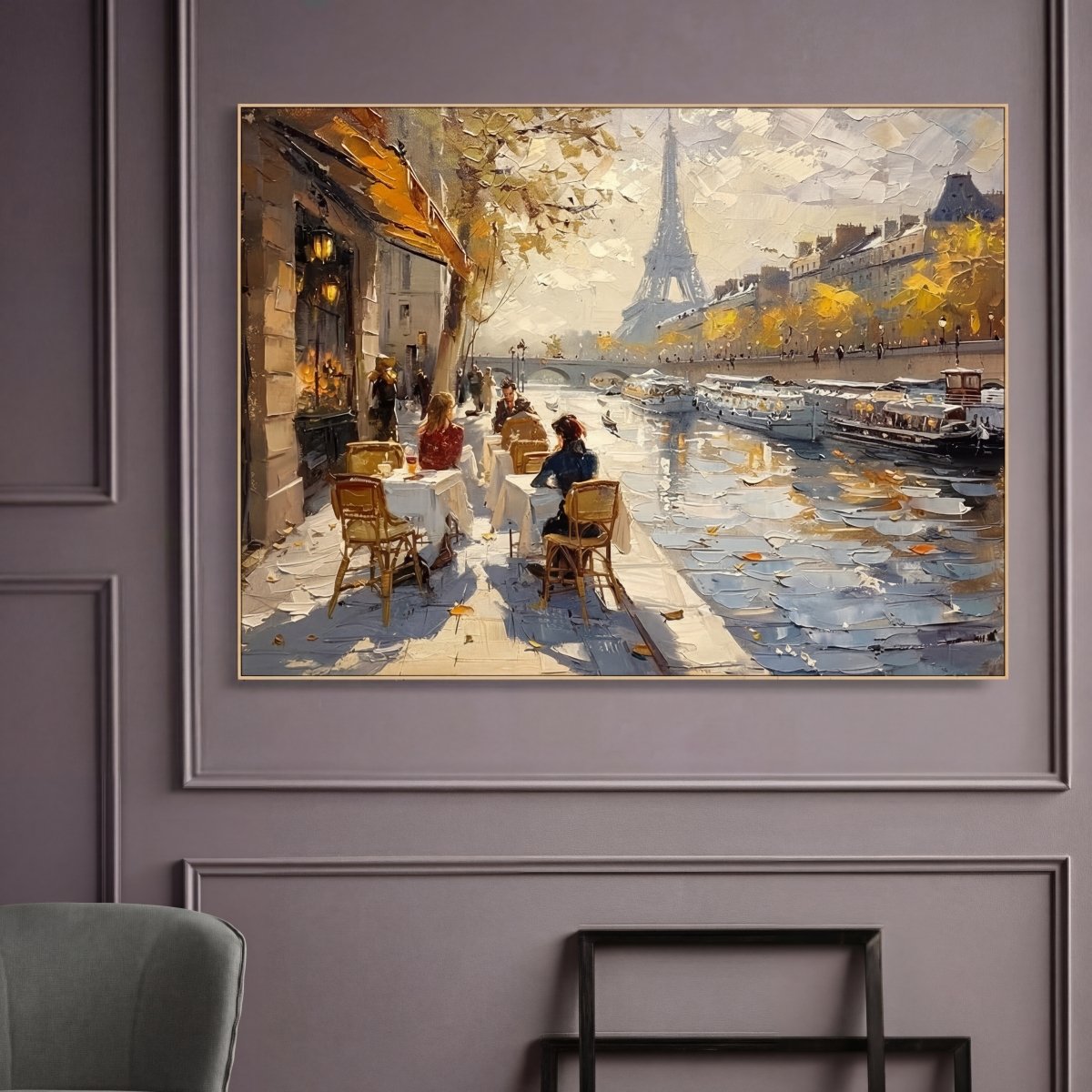 Afternoon at the seine - 36x24"