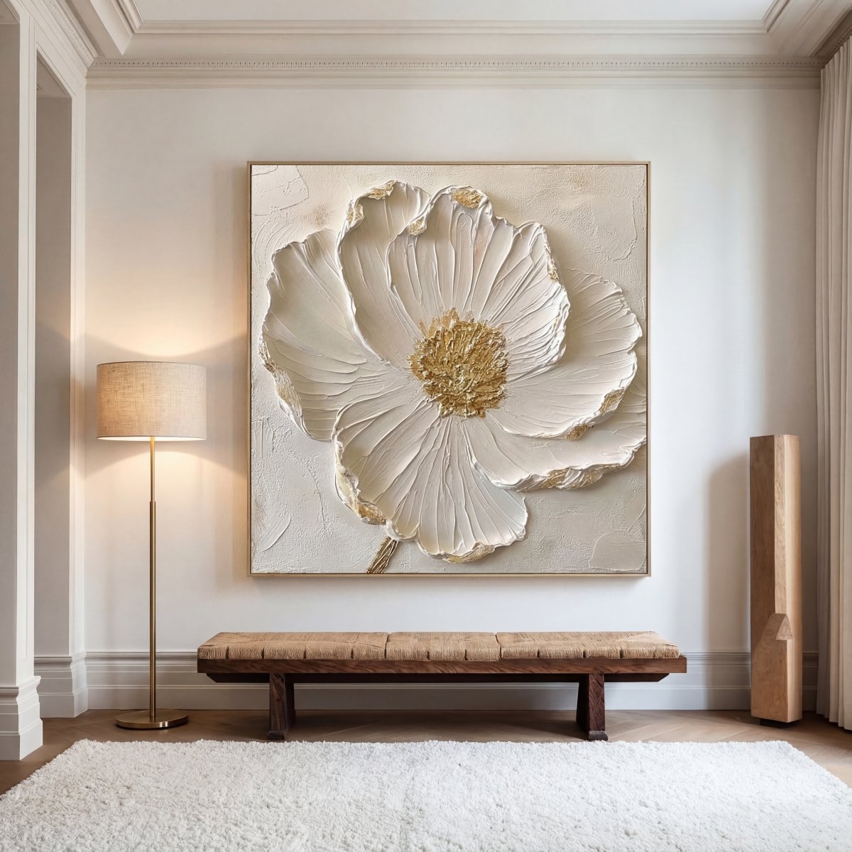 Anemone Ivory Painting