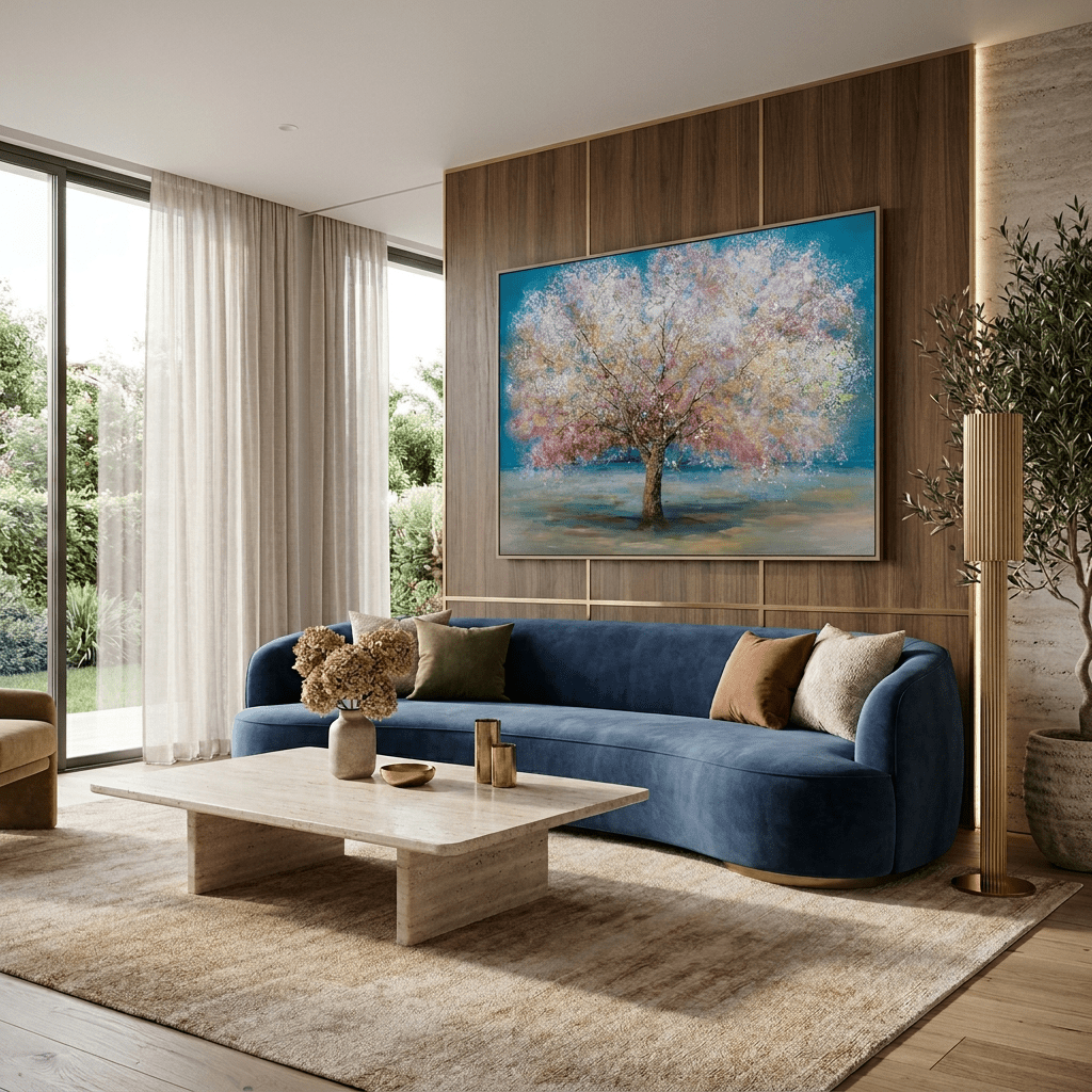 Blossoming Evergreen