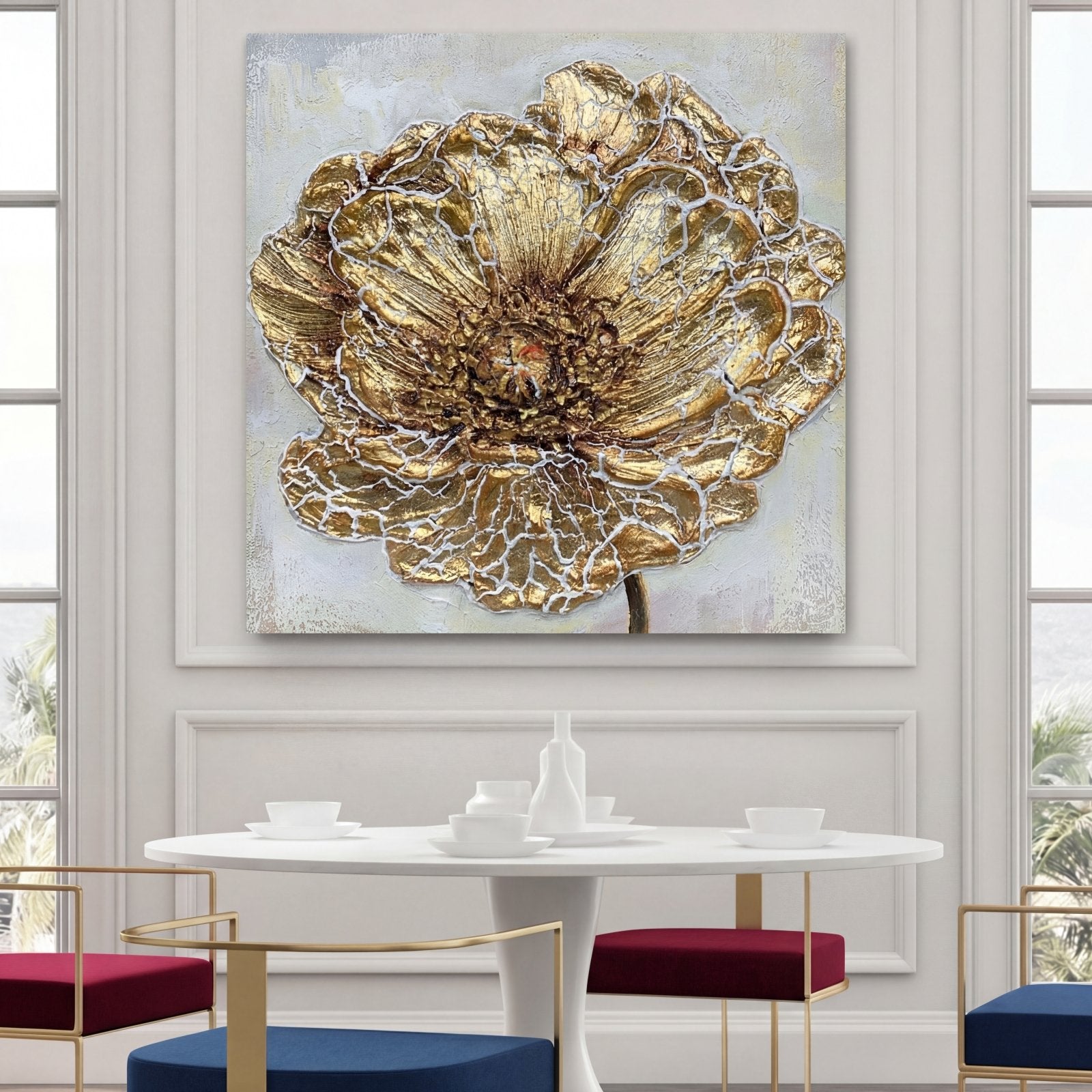 Golden Dandelion - 40x40"