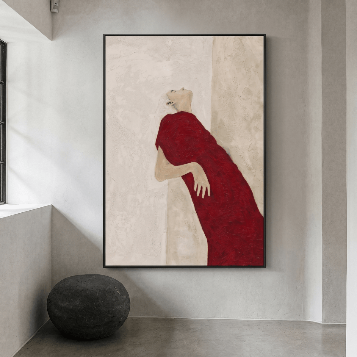Lady in Red Painting