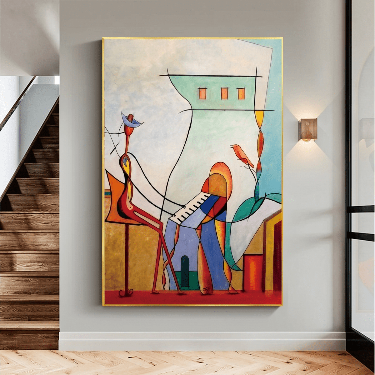 Música del Día Painting