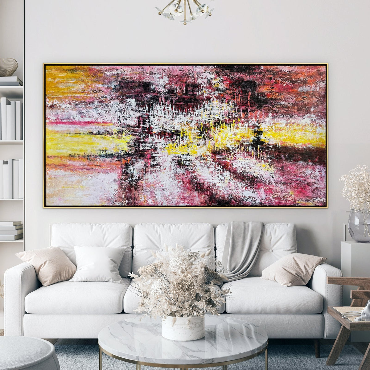 Red Velvet Blossoming - 48x24"