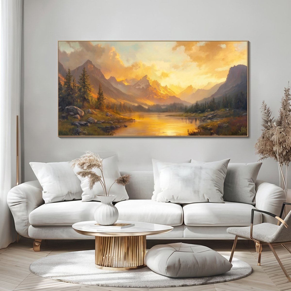 Serenity Mountains Painting