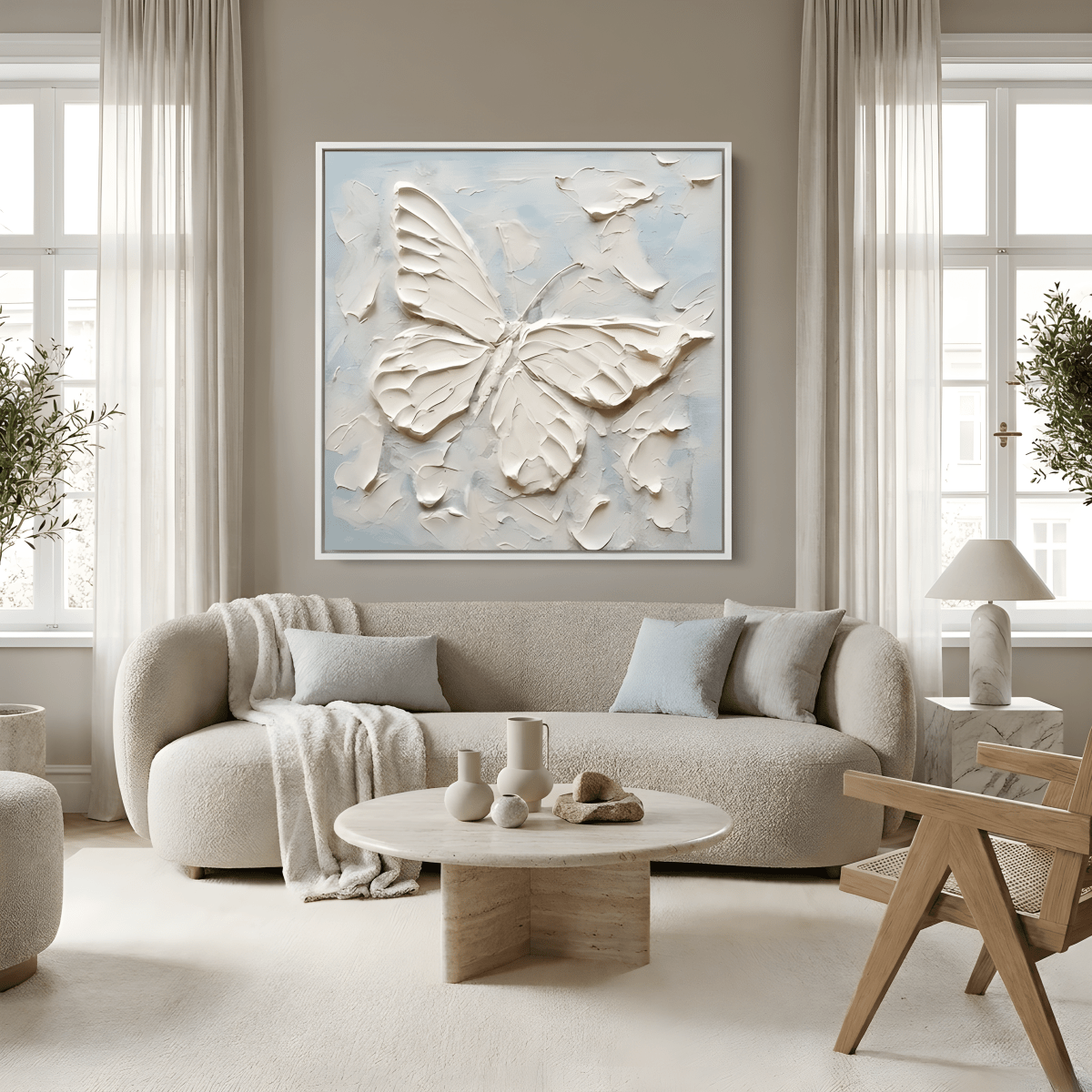 La cremosa mariposa