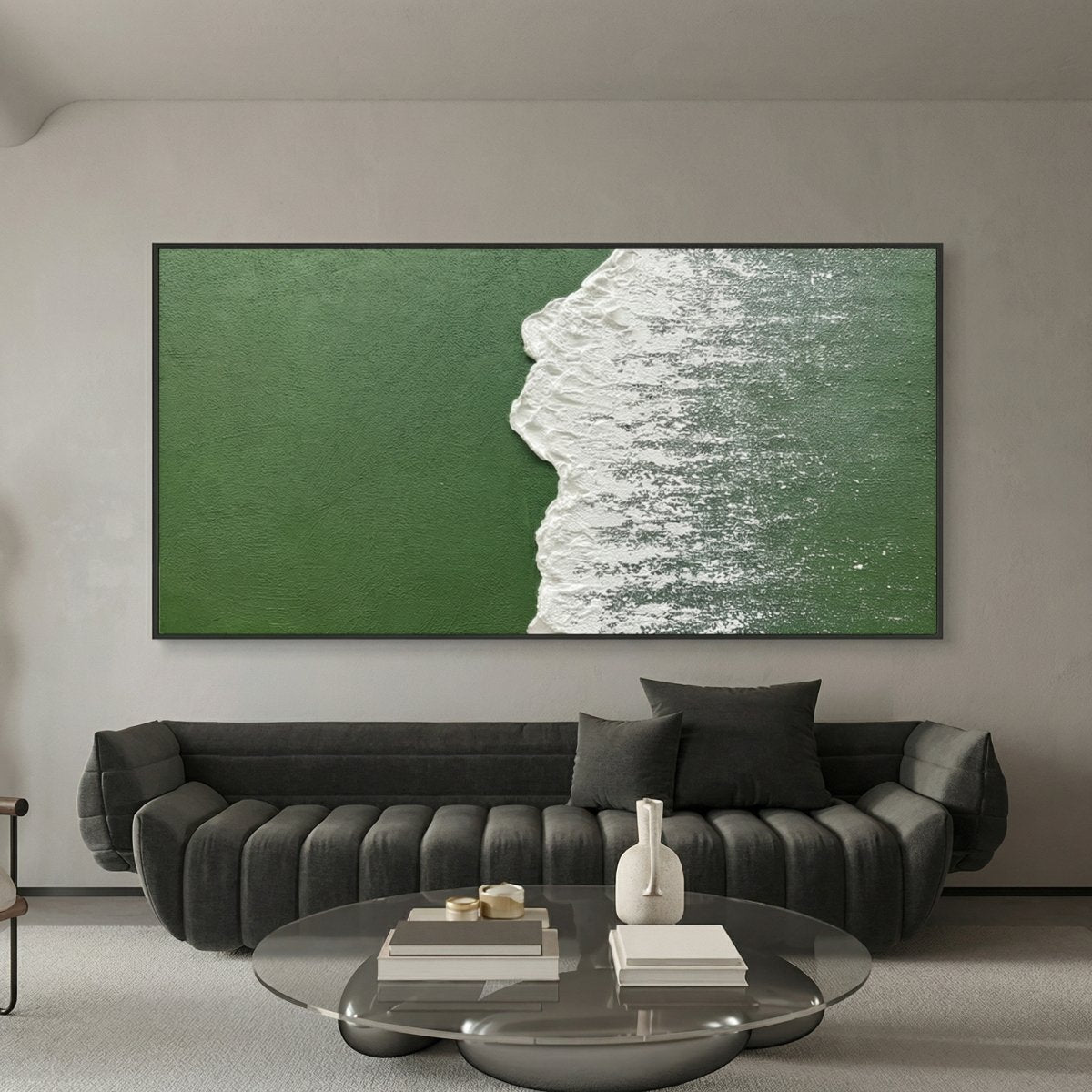 El océano de verde