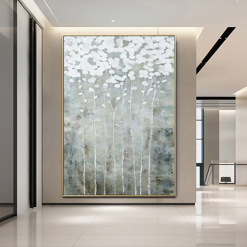 The Towering White Trees - 32x48"