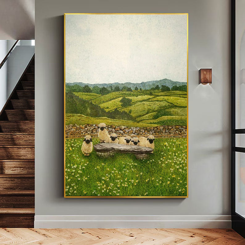 Sheep Brunch - 40x60"