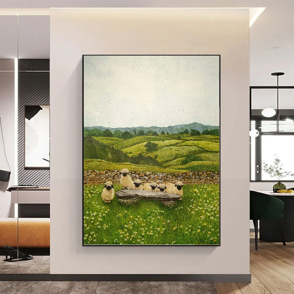 Sheep Brunch - 40x60"