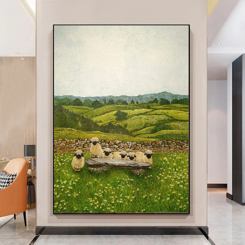 Sheep Brunch - 40x60"