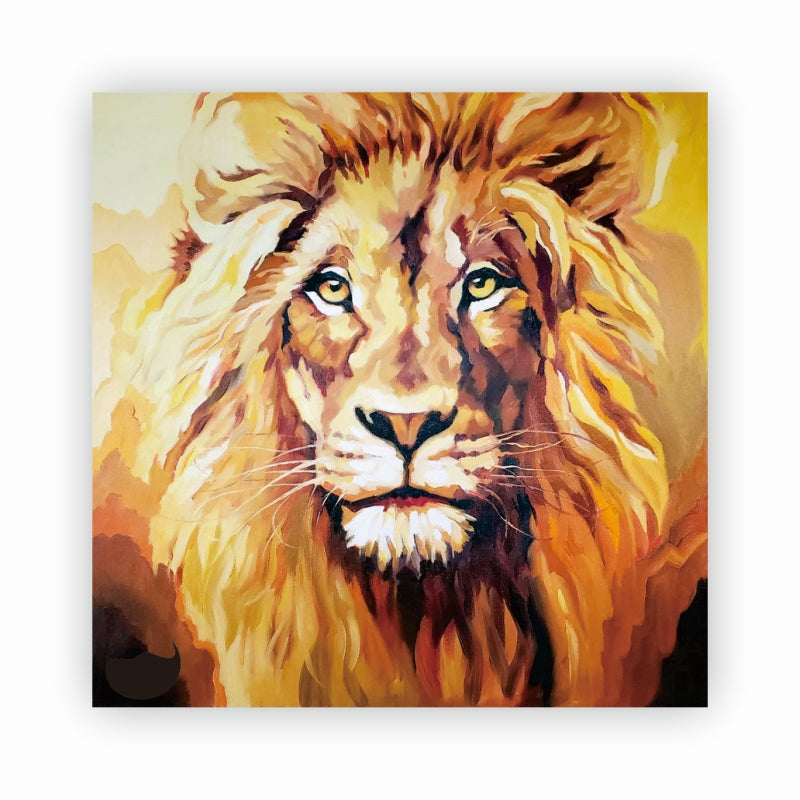 The Golden Lion - 40x40"