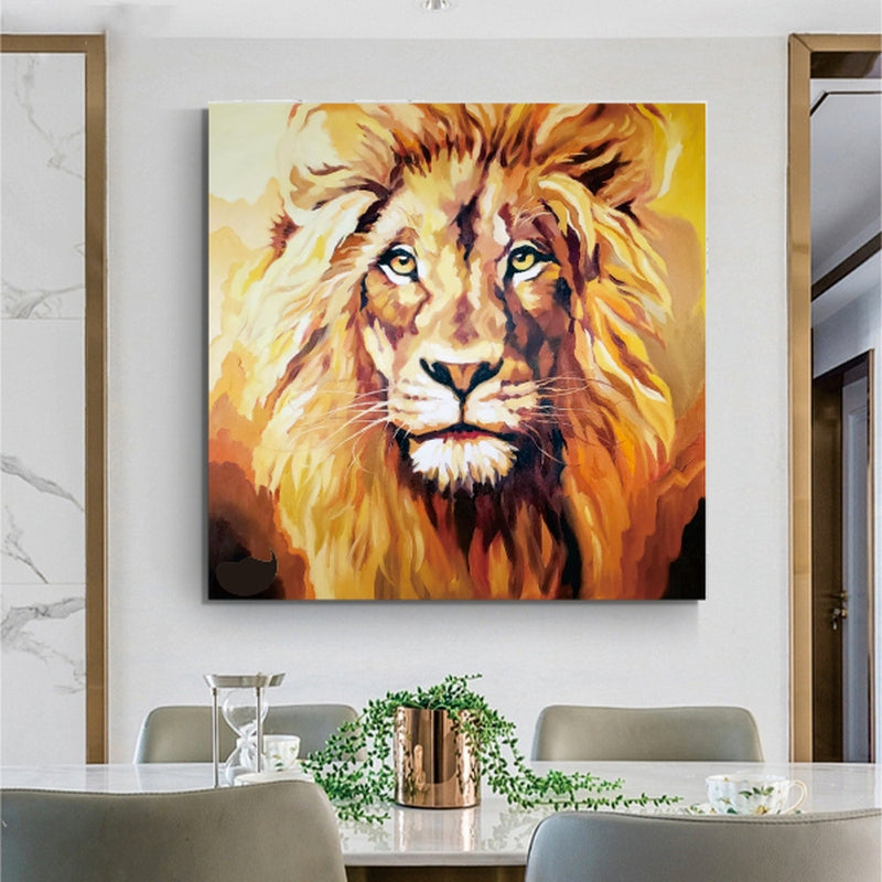 The Golden Lion - 40x40"