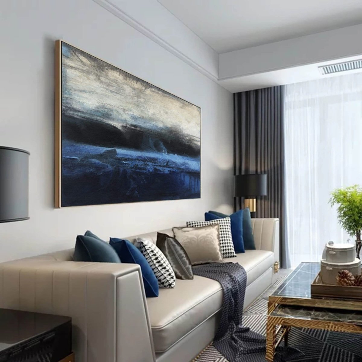 Morning Ocean - 80x40"