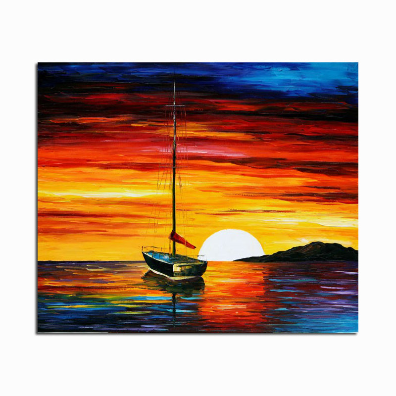 Atardecer en el océano