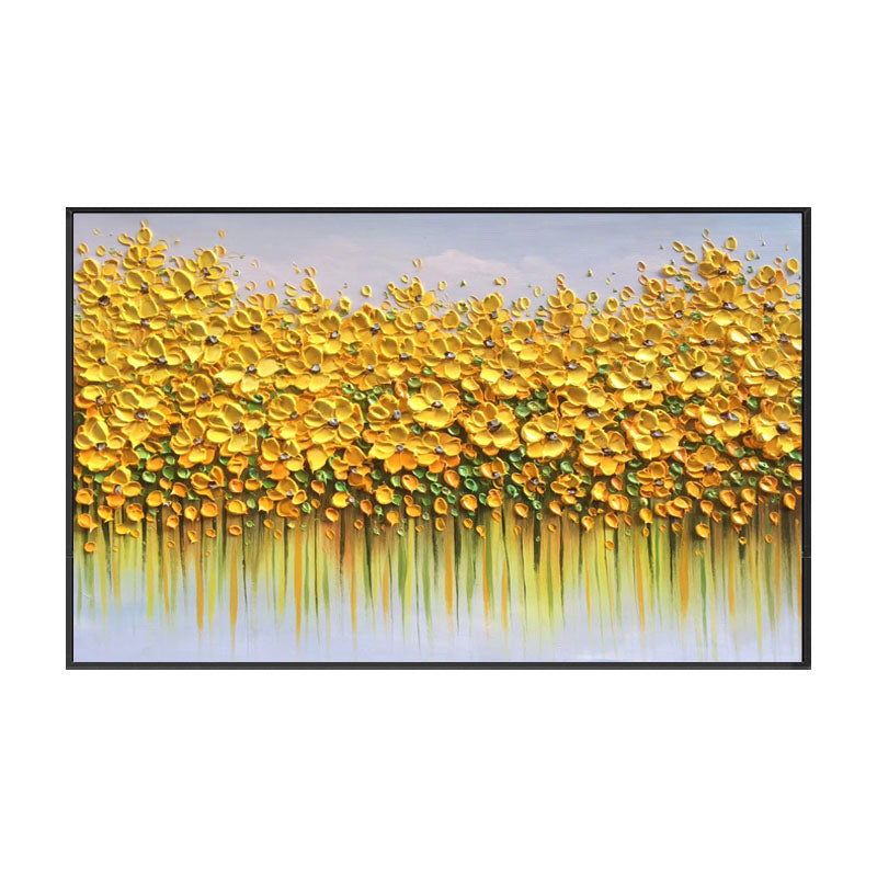 Goldene Lilien - 79x79cm