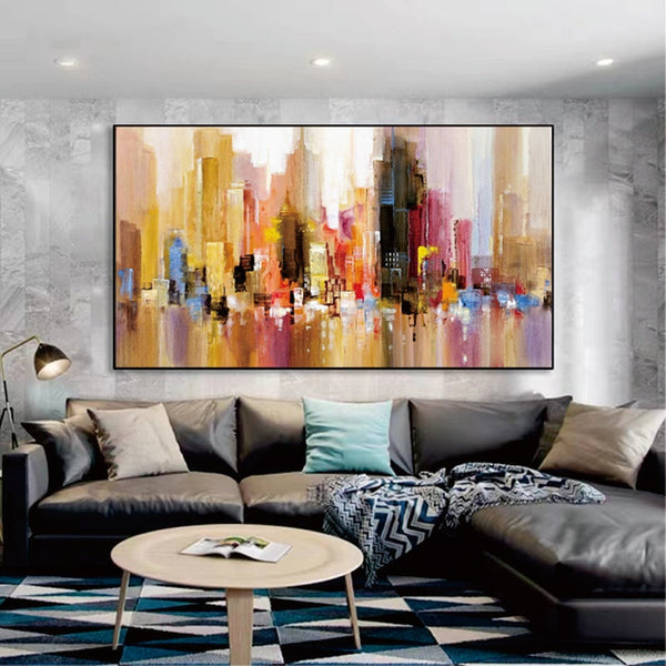 Bright City Mornings - 59x40"
