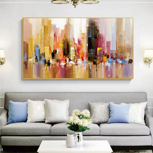 Bright City Mornings - 59x40"
