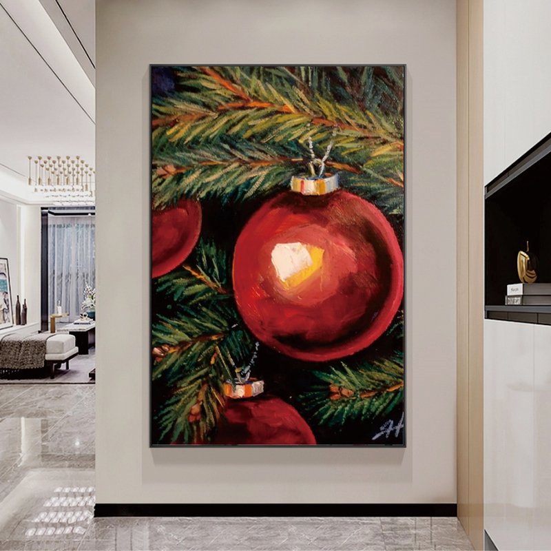 The Red Christmas Bauble