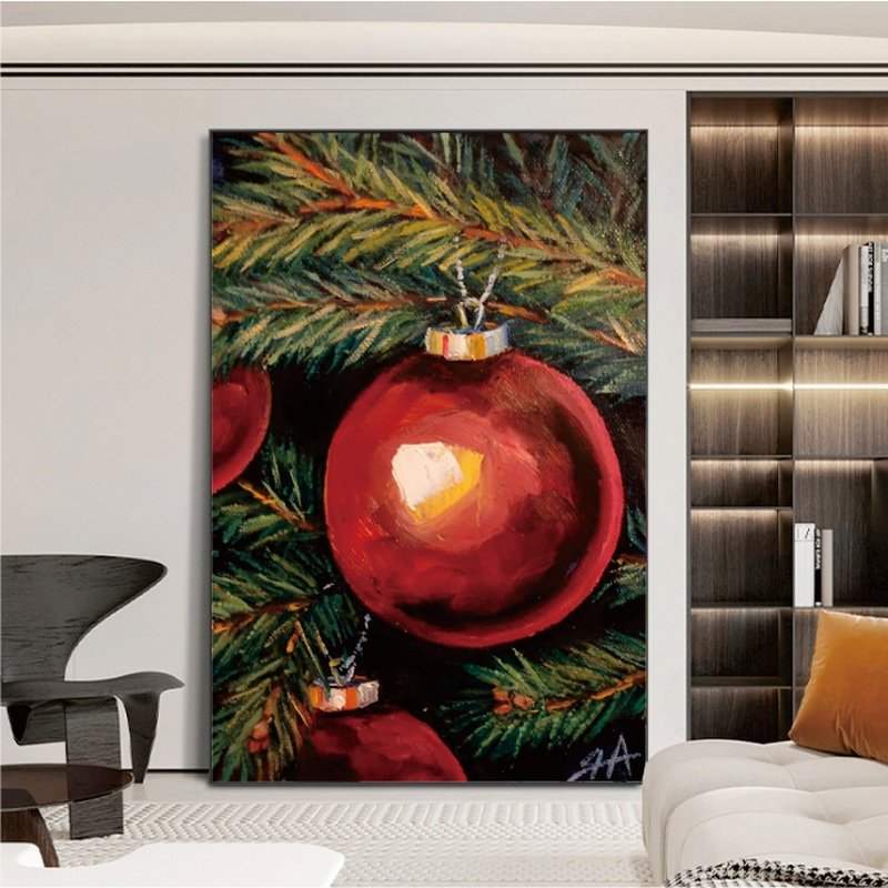 The Red Christmas Bauble