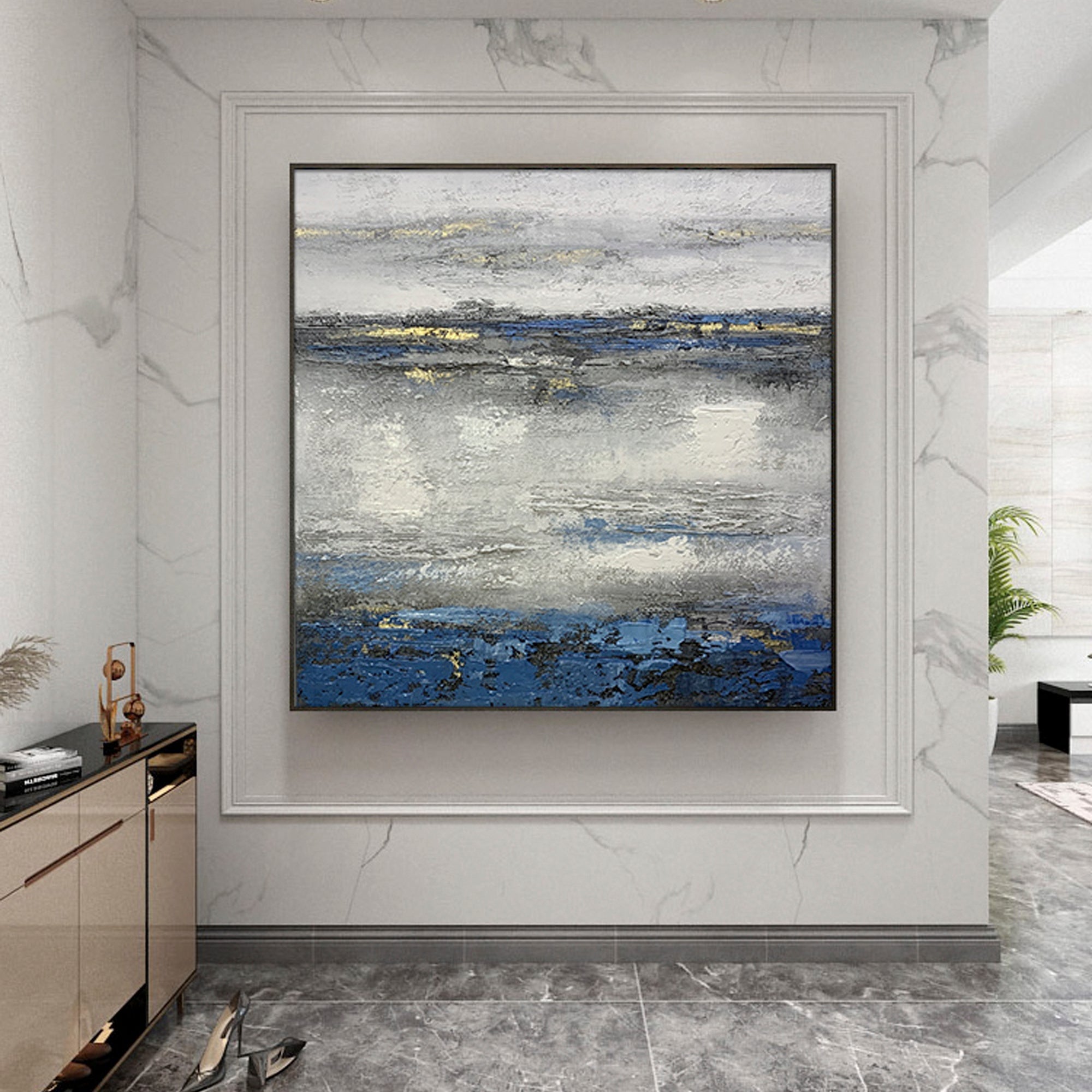 Secrets of the Sea - 56x56"