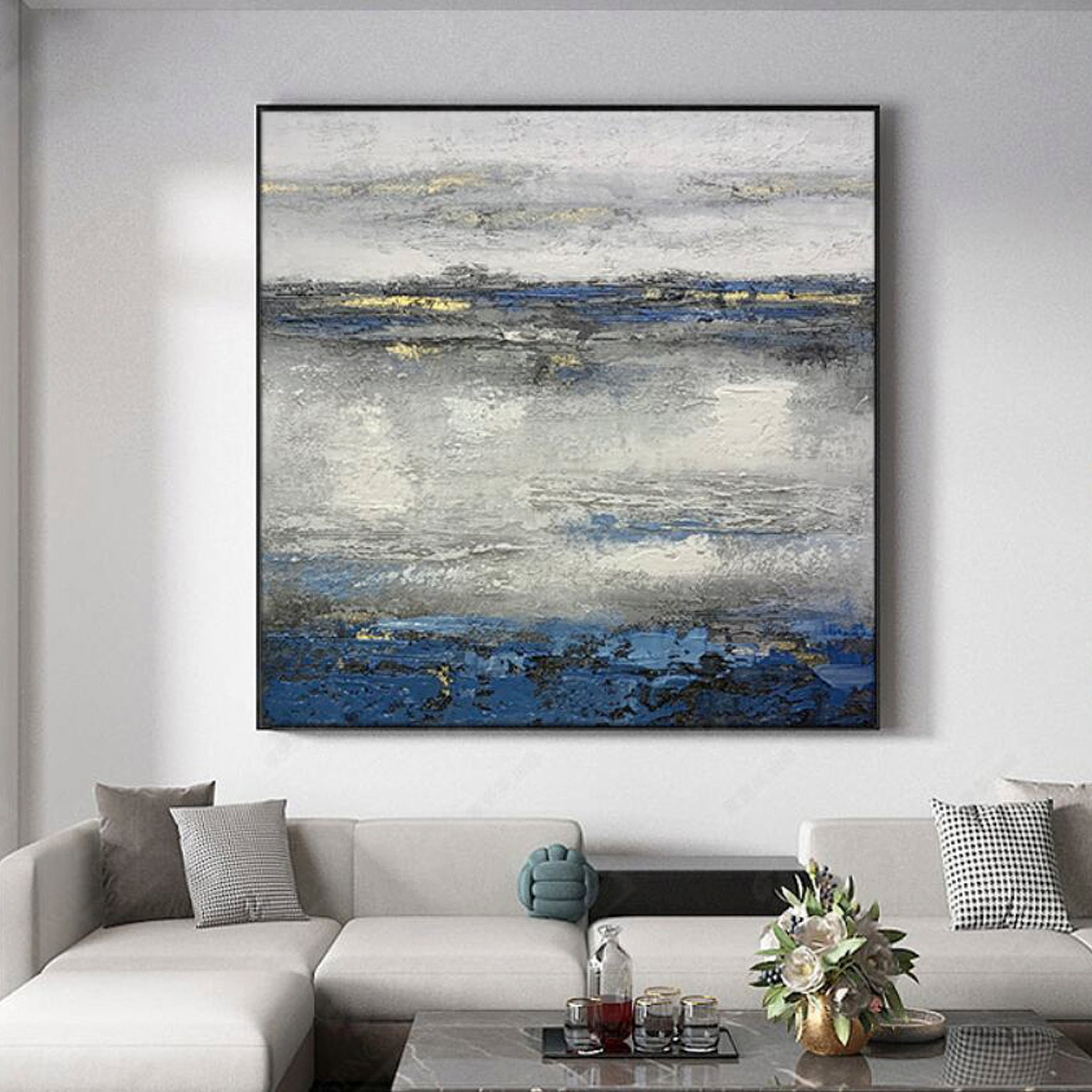 Secrets of the Sea - 56x56"
