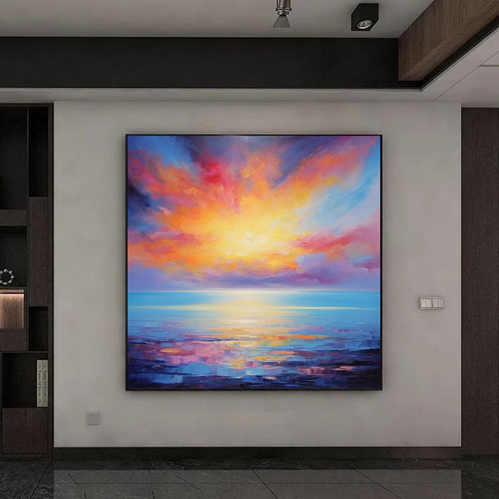 Puesta de sol mística