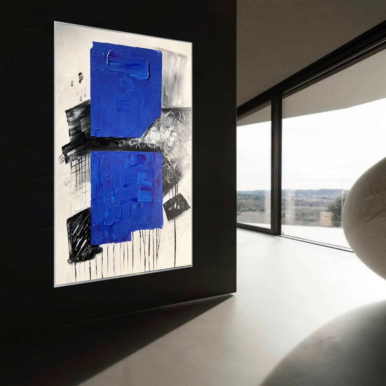 Cuadrados azules