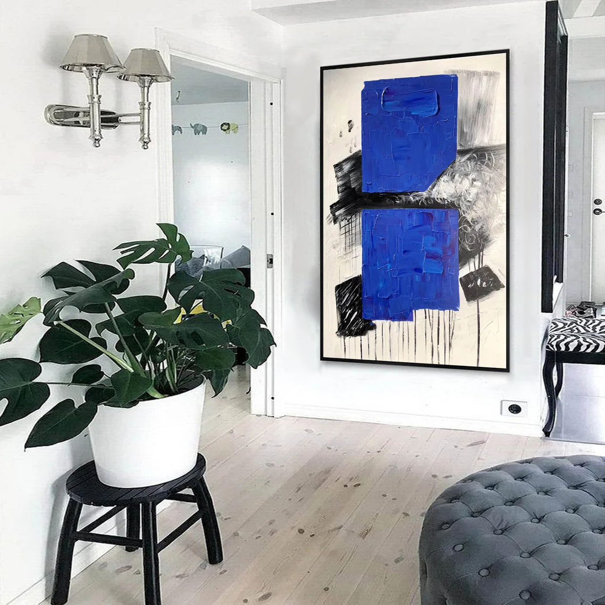 Cuadrados azules