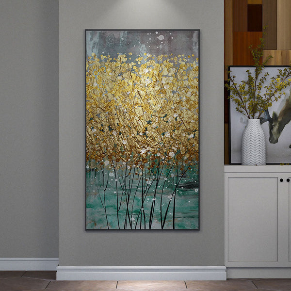Flores Doradas - 23x35"