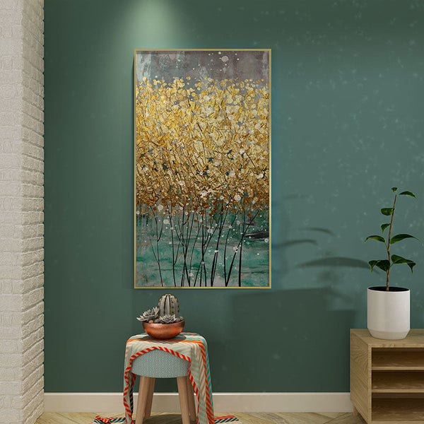 Flores Doradas - 23x35"