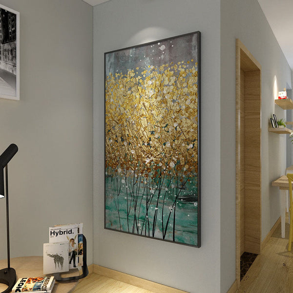 Flores Doradas - 47x71"
