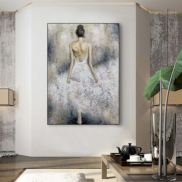 Woman in White - 23x35"