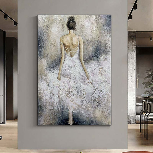 Woman in White - 23x35"