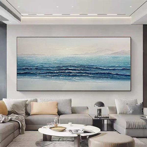 Crystal Blue Shores - 46x23"