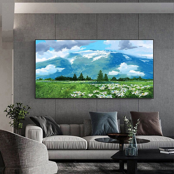 Mountainous Meadows - 80x40"