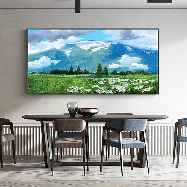 Mountainous Meadows - 80x40"