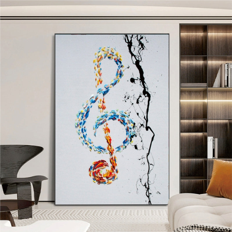 Treble Clef in Colors