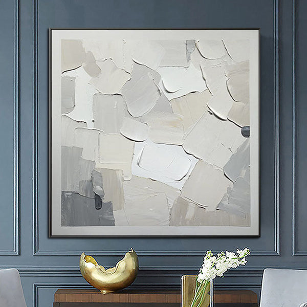 Patches of Snow - 55x55"