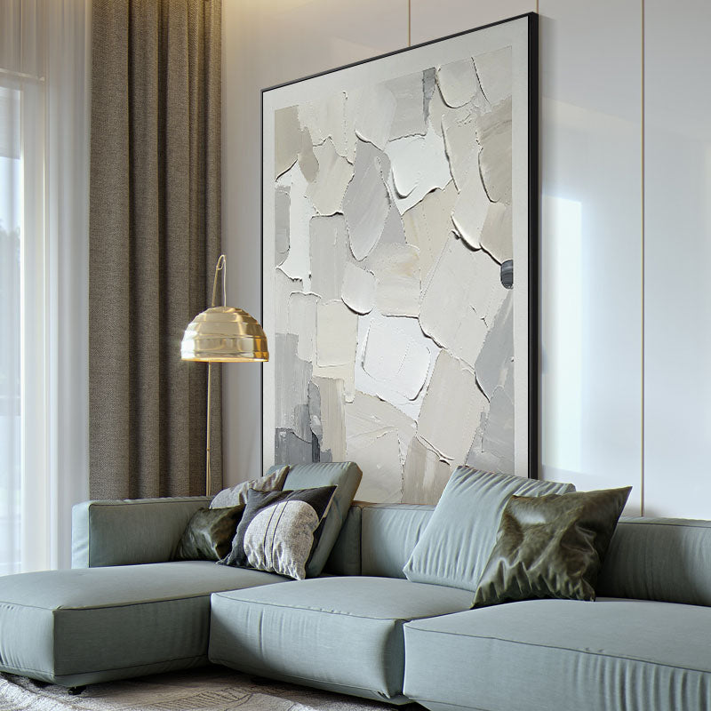 Patches of Snow - 48x48"