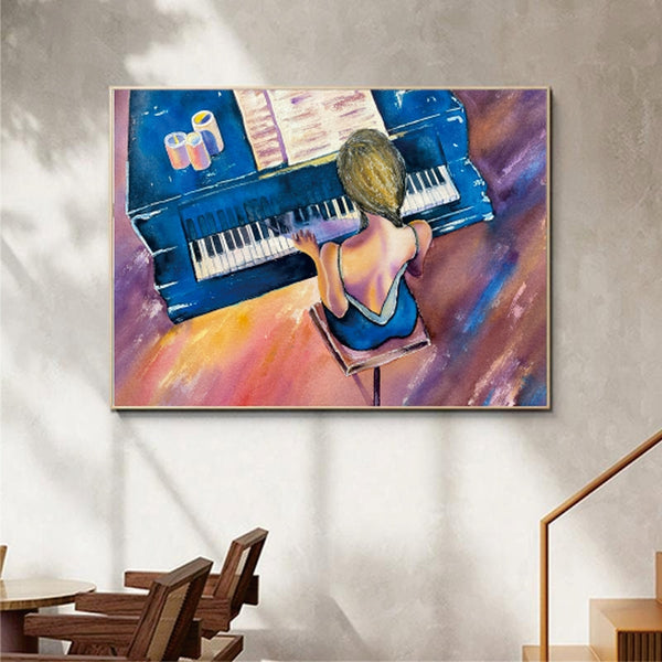 El pianista azul