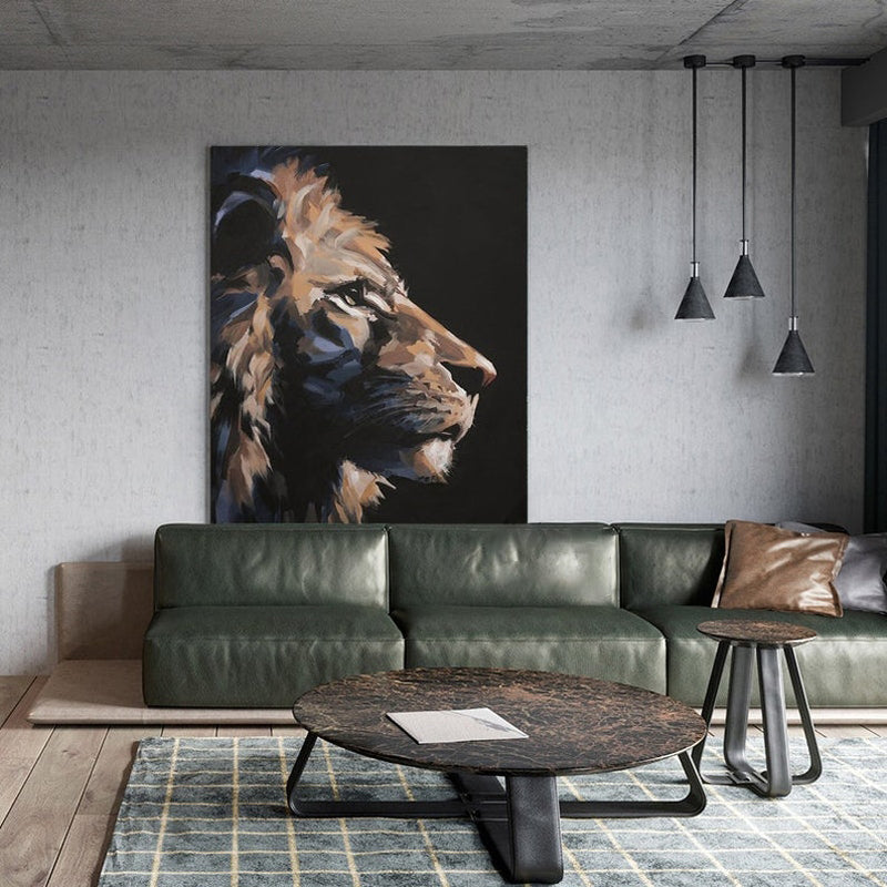 A Lion's Gaze