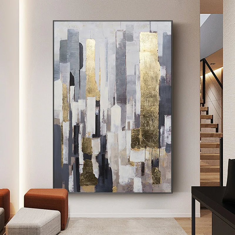 Golden Metropole - 32x48"