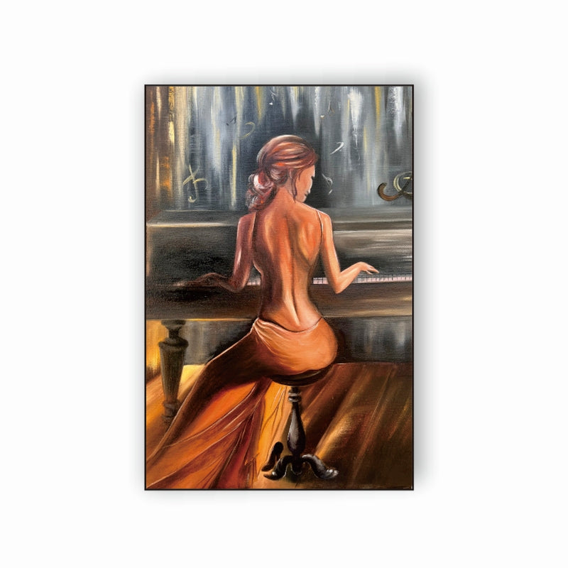 The Orange Pianist - 24x36"