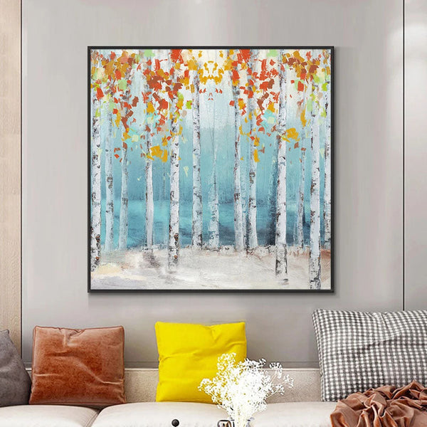 Forest Lake - 56.375 x 56.375"