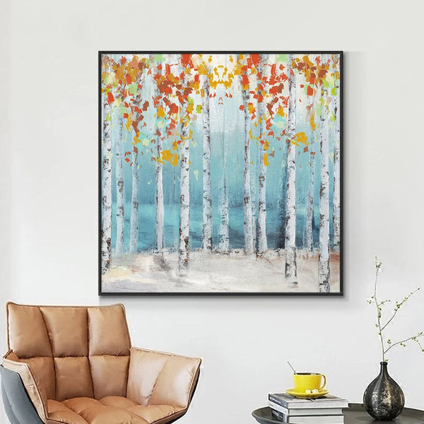 Forest Lake - 56.375 x 56.375"