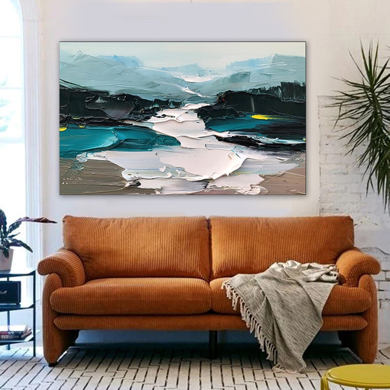 Abstrakter Gletscher