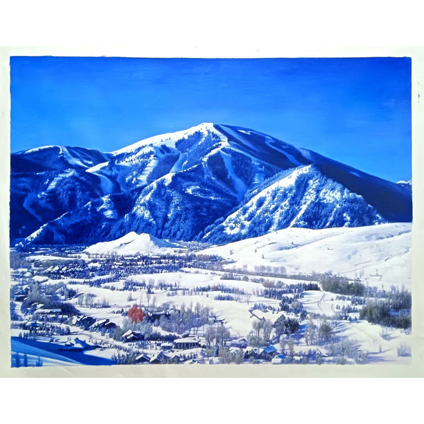 Snowy Mountain - 33x44"