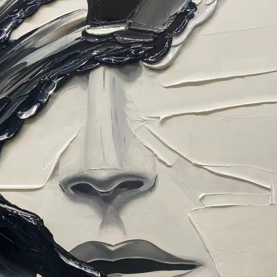 Silence. - 62x92"