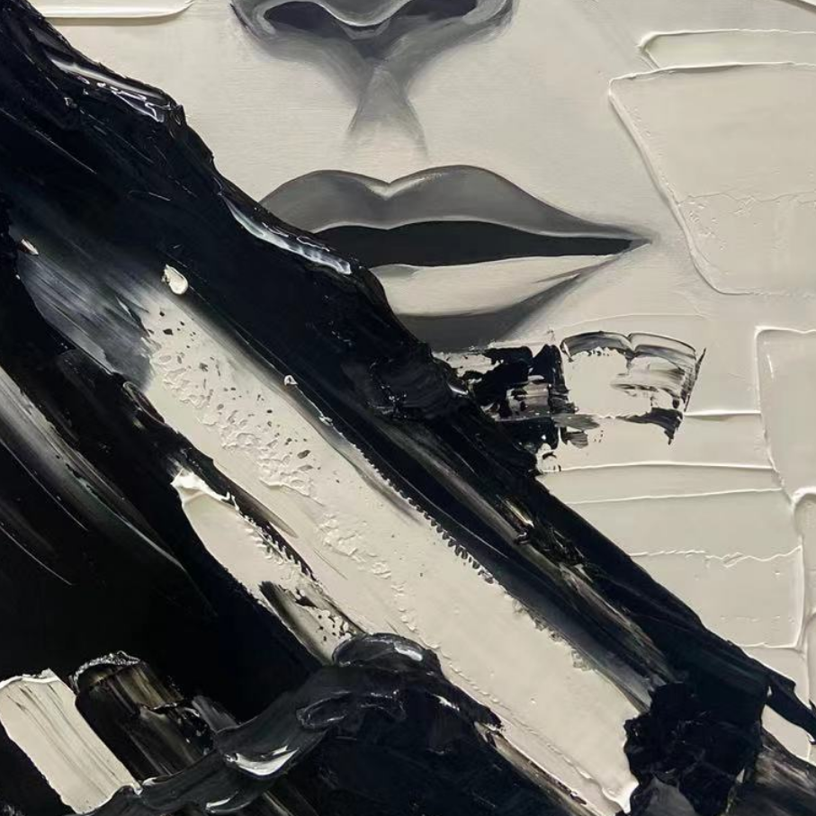 Silence. - 62x92"